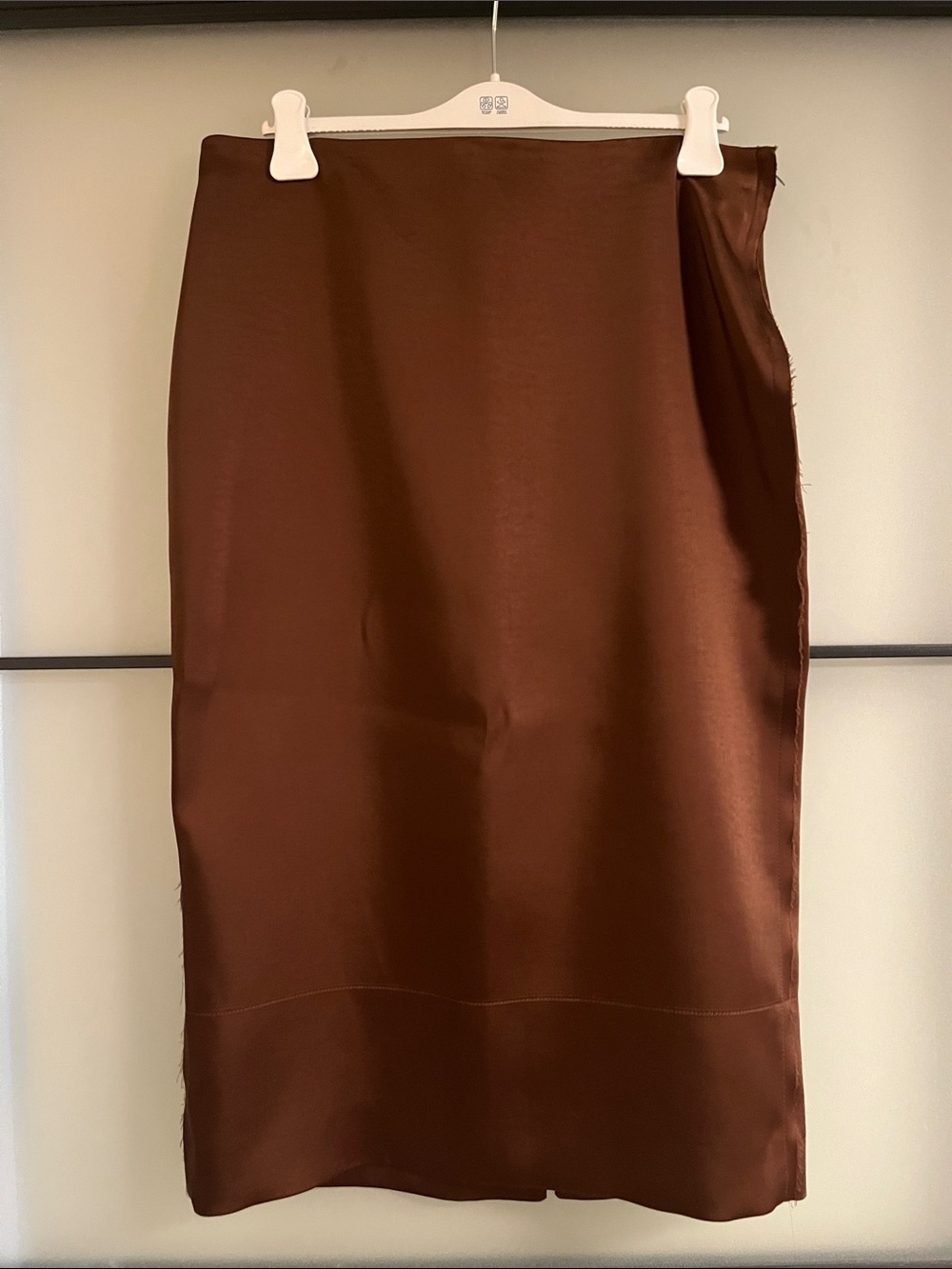 🆕🤎🤎Chocolate Brown Midi Skirt - never worn